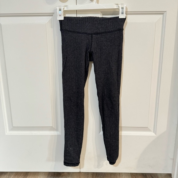 Ivivva Gray Heathered Leggings Size 7 - Picture 1 of 7